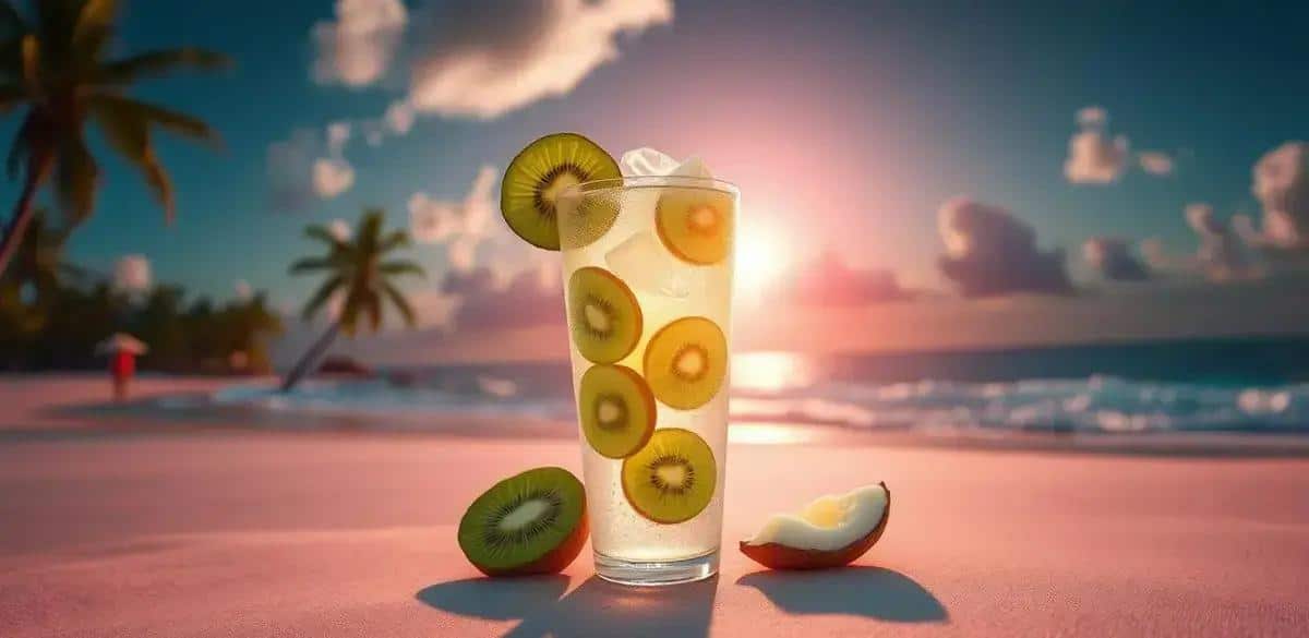 Agua de Coco con Soda de Kiwi: La Bebida Refrescante del Verano