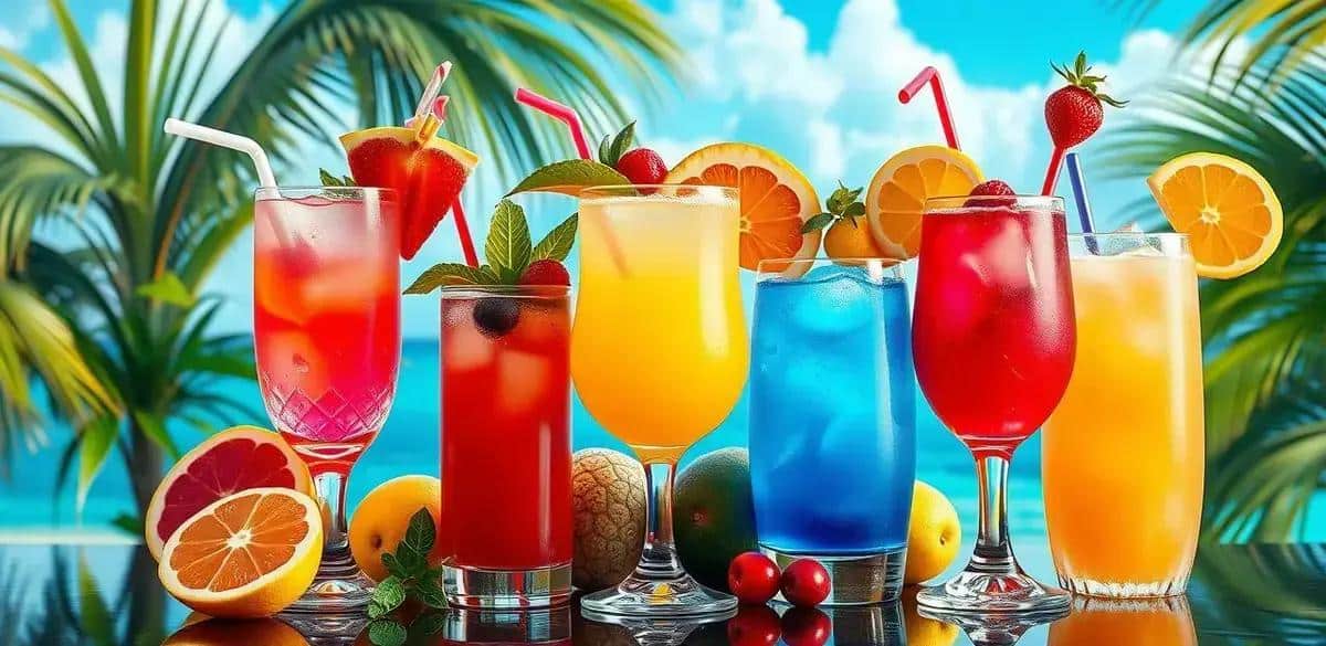 Bebidas tropicales con licor