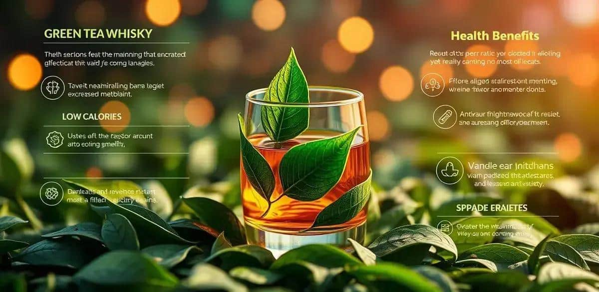 Beneficios del té verde con whisky