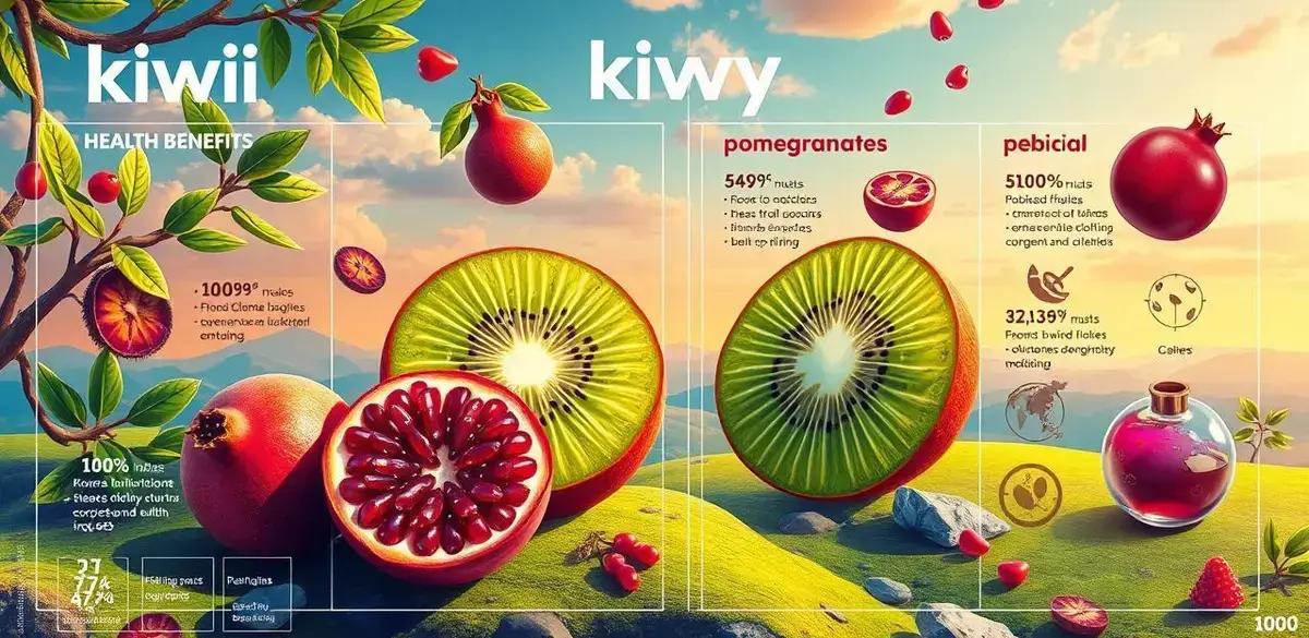 Benefícios do Kiwi e da Granada