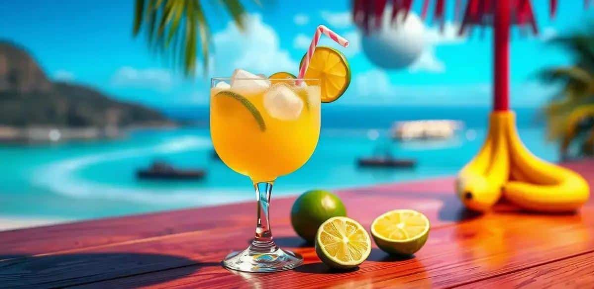 Caipiroska de Banana: ¡Energía Pura de la Fruta!