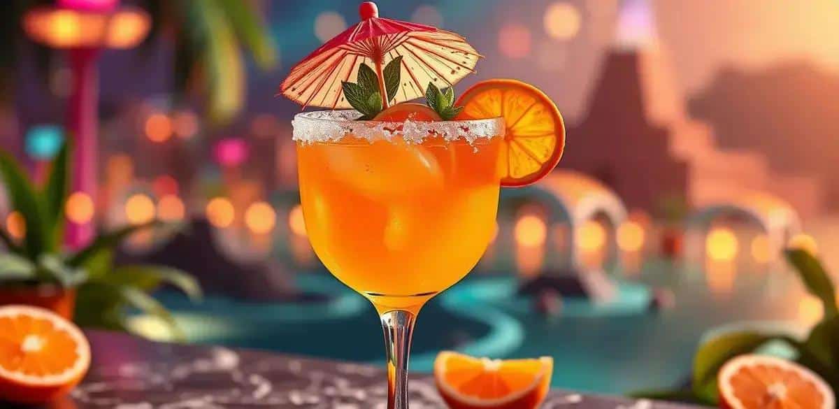 Cómo Decorar tu Bebida Margarita de Naranja