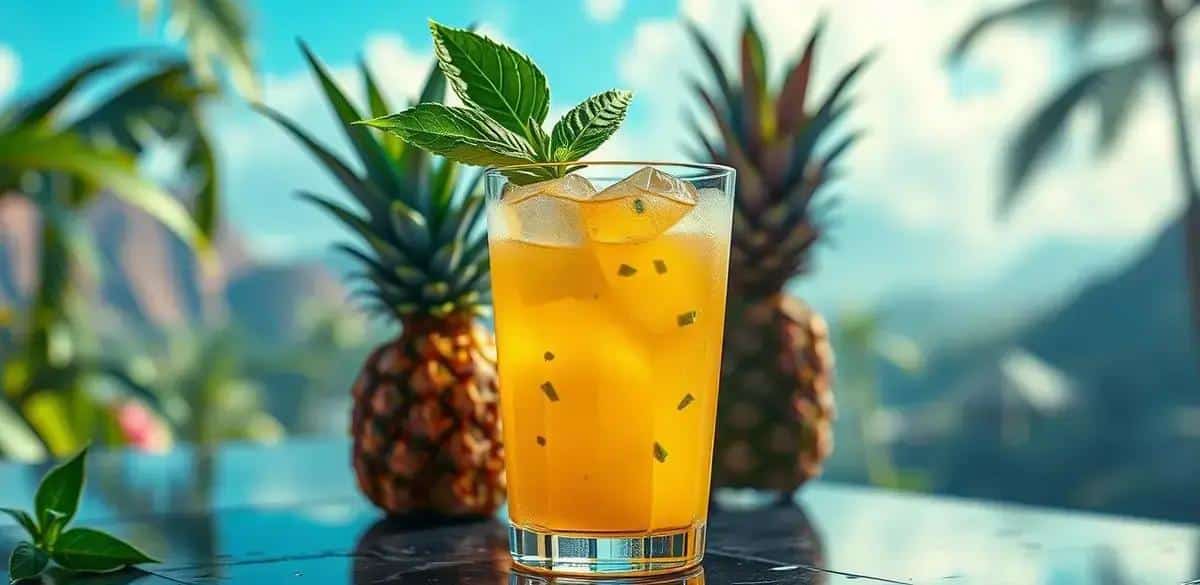 Coñac Tropical con Piña y Albahaca: Tu Receta Refrescante Perfecta