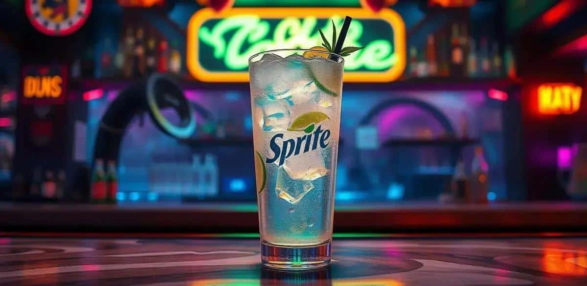 Cuba Libre Transparente con Sprite: Una Receta Refrescante para el Calor del Verano.