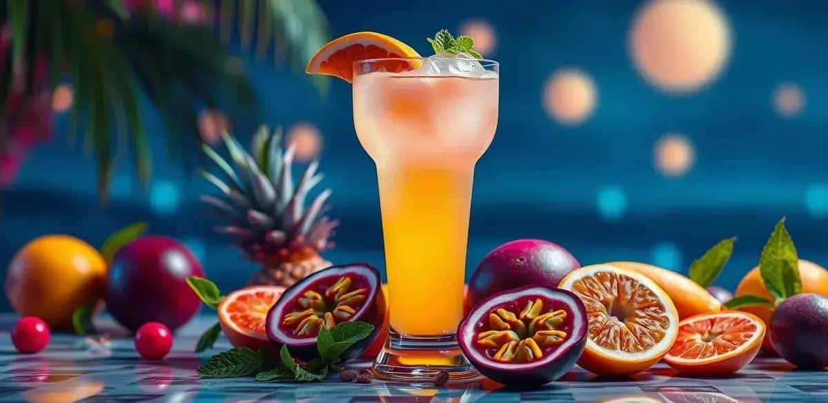 Daiquiri con jugo de maracuyá y menta: Un cóctel refrescante que debes probar