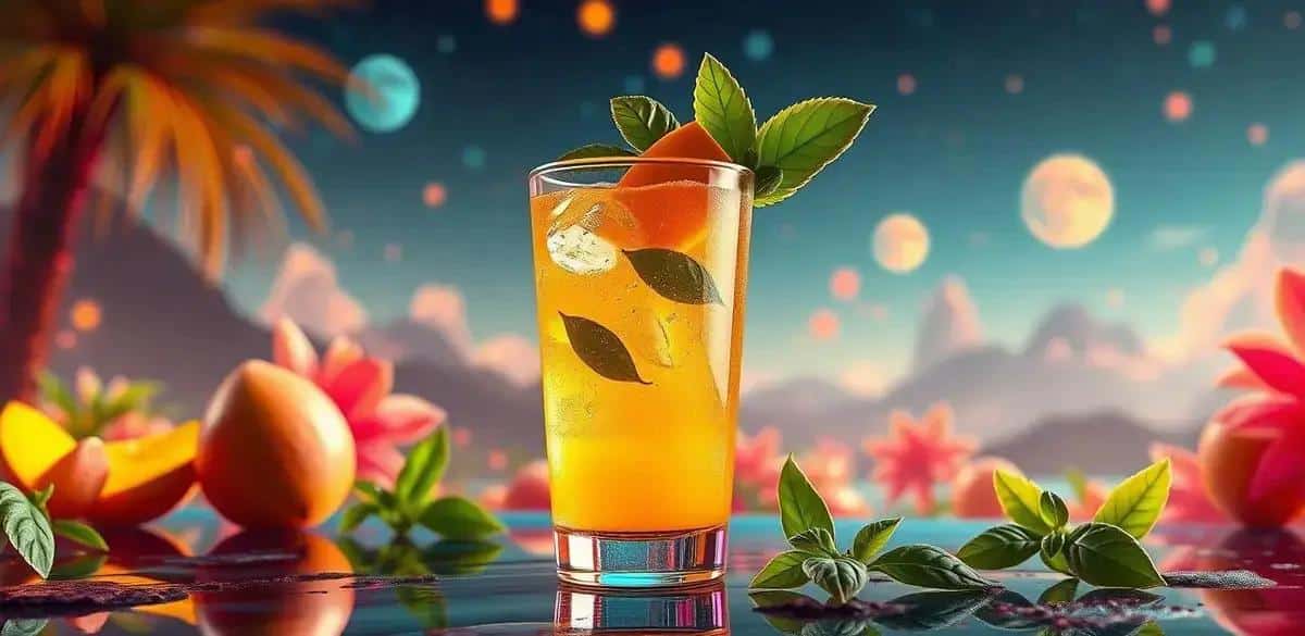 Gin con Jugo de Mango y Albahaca: La Bebida Perfecta para Tu Verano