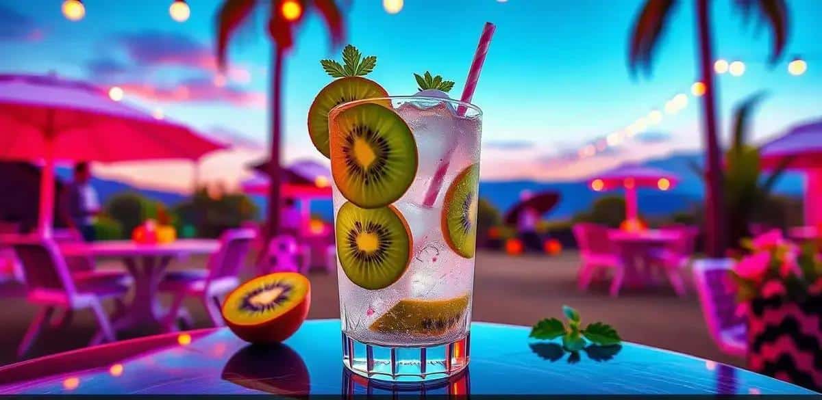 Gin Tónica con Kiwi: ¡Verde y Sabrosa!