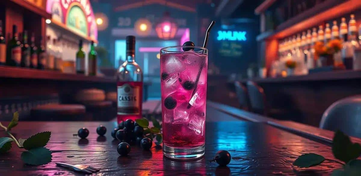 Historia del Gin Tónica con Licor de Cassis