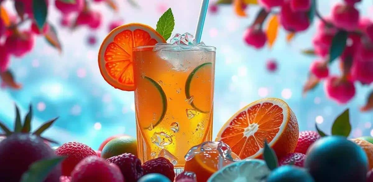 Ice con Soda de Naranja y Lima: La bebida refrescante perfecta