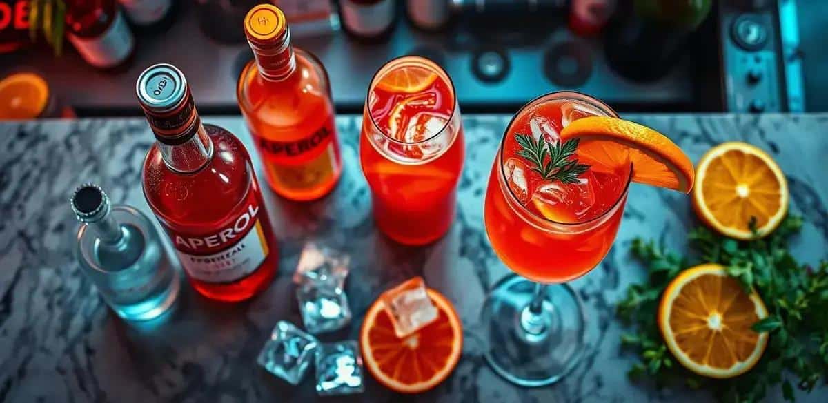 Ingredientes para Bebida con Aperol