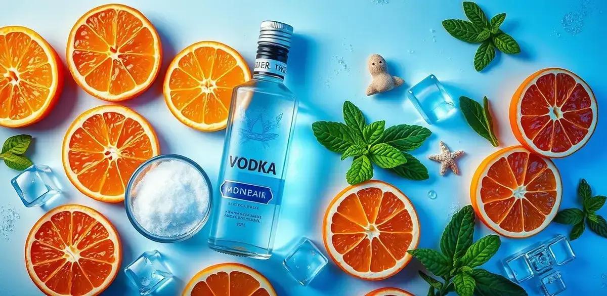 Ingredientes para Caipiroska de naranja