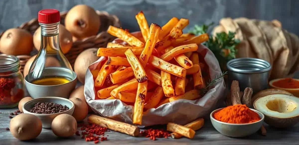 Ingredientes para las papas fritas al horno