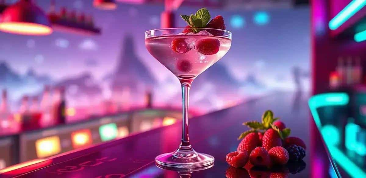 Martini con licor de bayas y soda: la bebida perfecta para tus noches