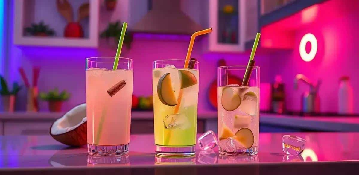 Método de Preparación: Cómo Hacer Agua de Coco con Soda de Manzana Verde y Canela