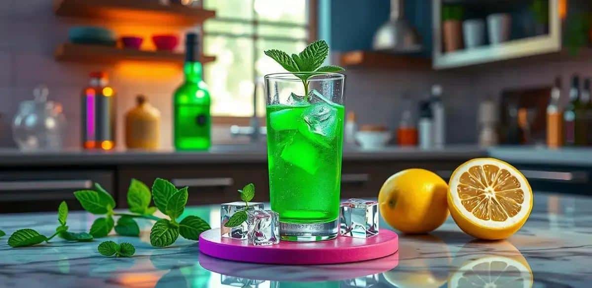 Método de Preparación de la Bebida con Licor de Menta