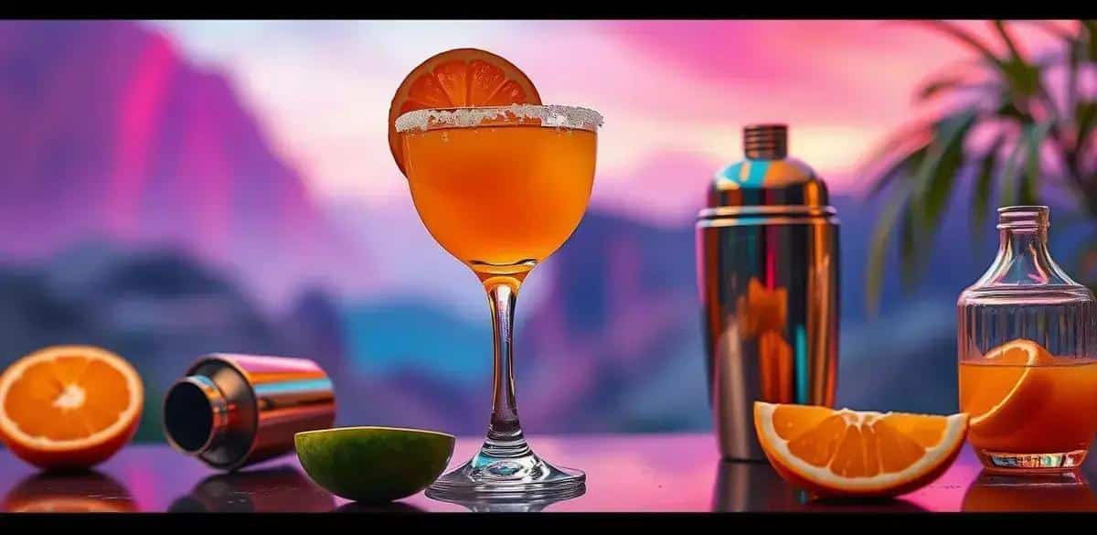 Método de Preparación de la Bebida Margarita de Naranja