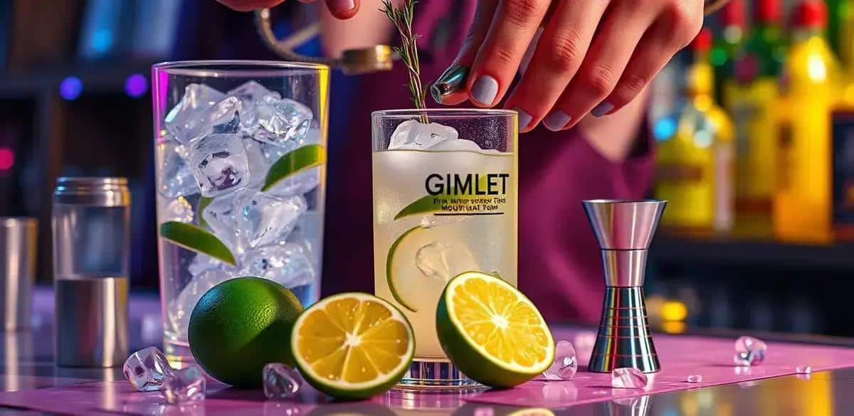 Método de preparación del Gimlet con ron