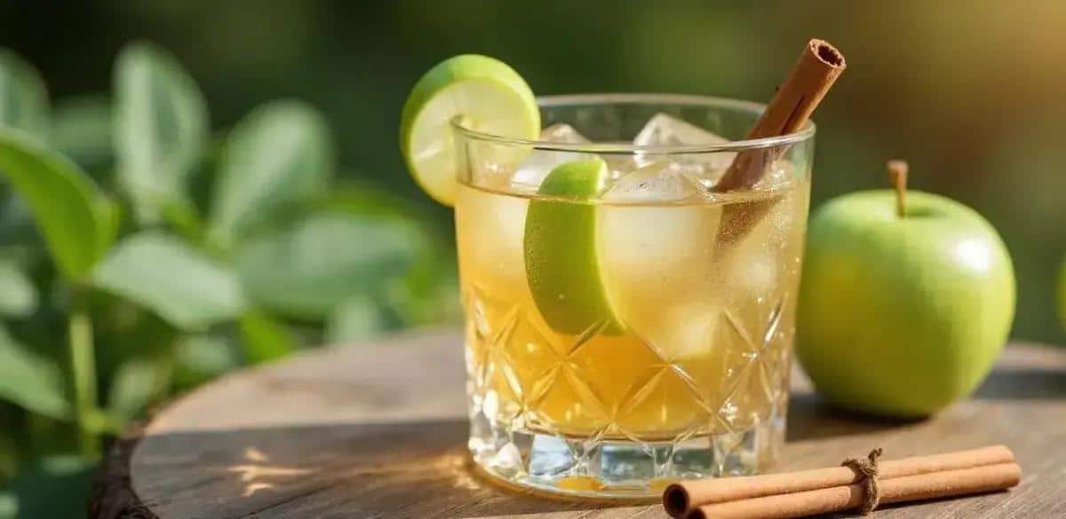 Ron con soda de manzana verde y canela: La bebida perfecta para disfrutar