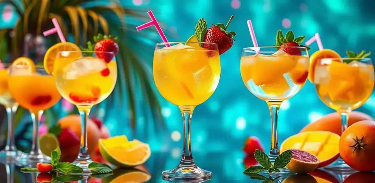 Variaciones de Gin con Jugo de Mango