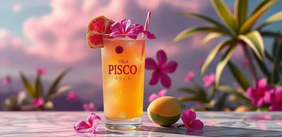 Variaciones de Pisco Sour con Hibisco