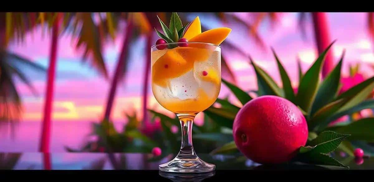 Vodka con Jugo de Mango y Pimienta Rosa: La Bebida Perfecta para Sorprender