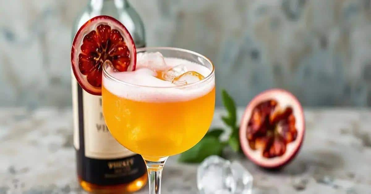 Whisky con Espuma de Maracuyá: La Bebida que Sorprenderá a Todos